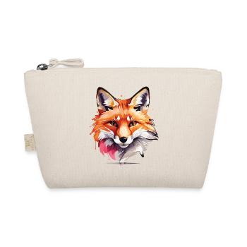 Niedlicher Fuchs - Bio-Täschchen - Natur - Vorne