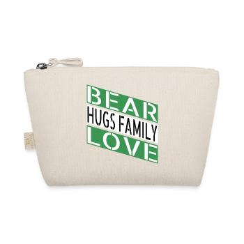 sayings fun jokes present idea bear hugs geek - Organic Pouch - nature - Front