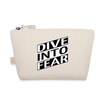 bungee jumping safety statement resilient courage - Organic Pouch - nature - Front