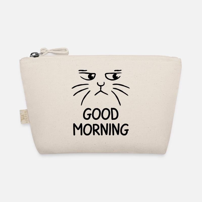 Good Morning cat grumpy katze Bio-Täschchen