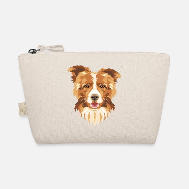 Portrait d’un chien Border Collie Trousse biologique