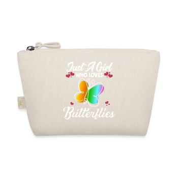 Une seule fille aime les papillons du printemps - Trousse biologique - nature - Devant