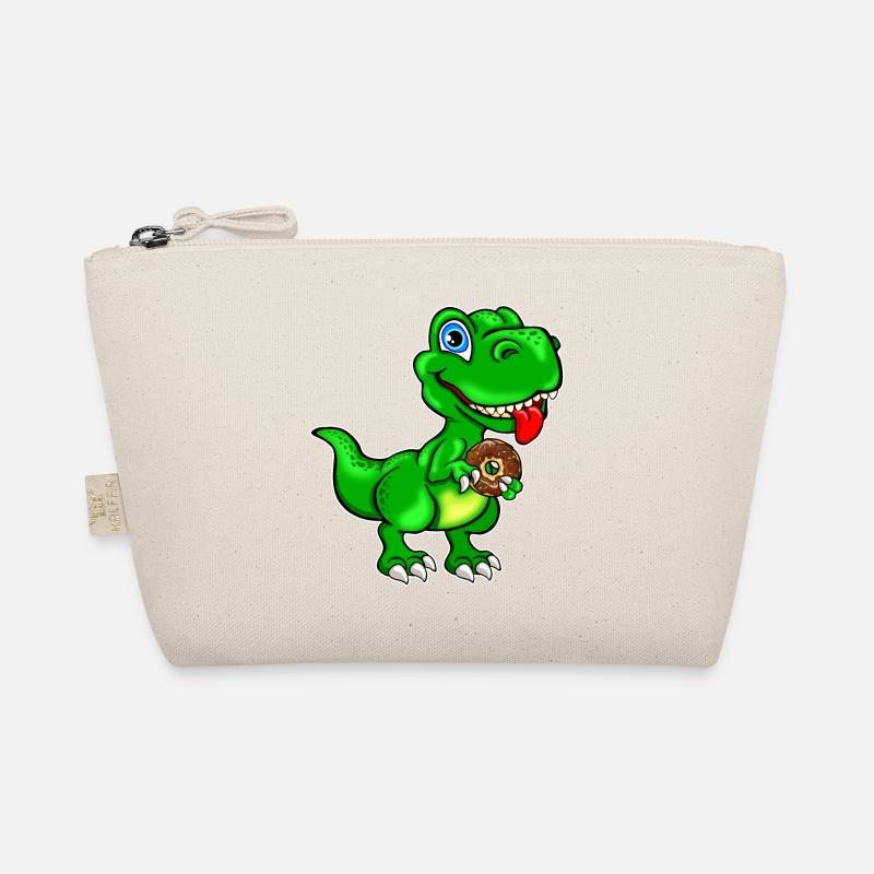 Dinosaur with donut Organic Pouch