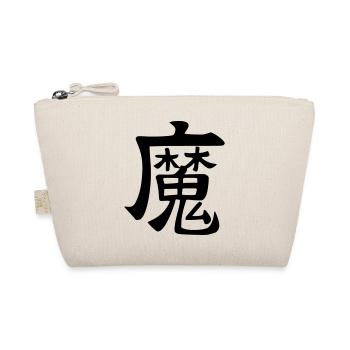 Ma Kanji (Dämon) - Bio-Täschchen - Natur - Vorne