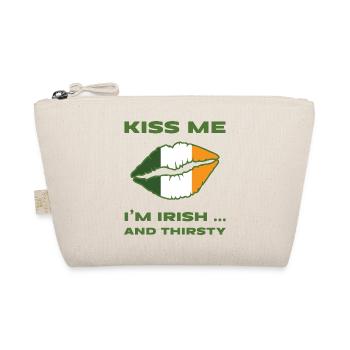 Kiss me I'm Irish and thirsty. - Organic Pouch - nature - Front
