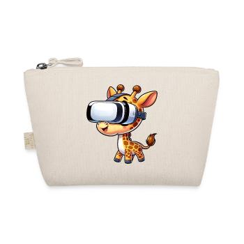 A Cool Giraffe with VR Headboard - Organic Pouch - nature - Front