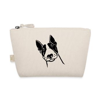 Miniature Bull Terrier - Organic Pouch - nature - Front