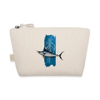 Ocean's Stalwart: Marlin Majesty - Organic Pouch - nature - Front