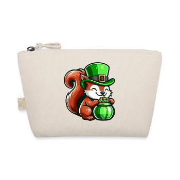 Conception de bande dessinée écureuil mignon de la Saint-Patrick - Trousse biologique - nature - Devant