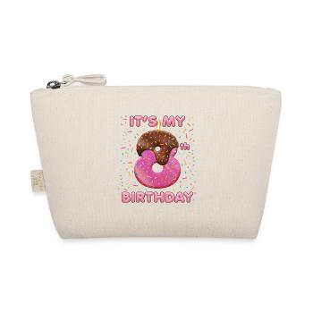 My 8th Birthday Donut - Organic Pouch - nature - Front