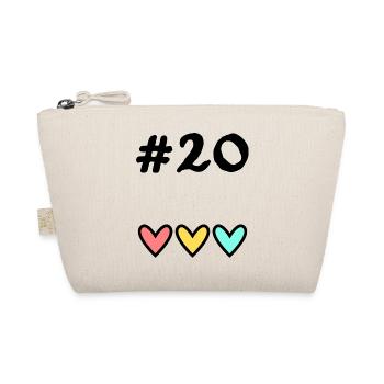 20. 20 ANS. 20e ANNIVERSAIRE. ANNIVERSAIRE 20 ANS. - Trousse biologique - nature - Devant
