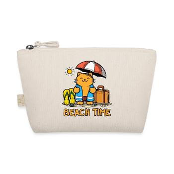 Strandzeit 1 - Bio-Täschchen - Natur - Vorne
