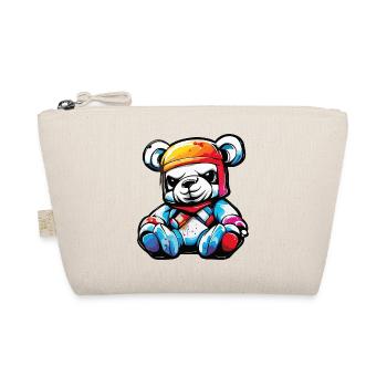 Ours en peluche / Peluche / Animal en peluche / Idée cadeau - Trousse biologique - nature - Devant
