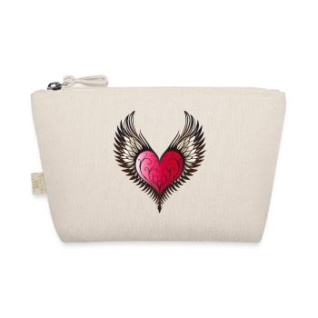 Ailes de coeur Cœur ailé - Trousse biologique - nature - Devant