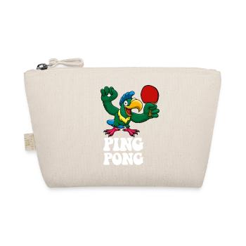Ping Pong Champion Design Table Tennis and - Organic Pouch - nature - Front