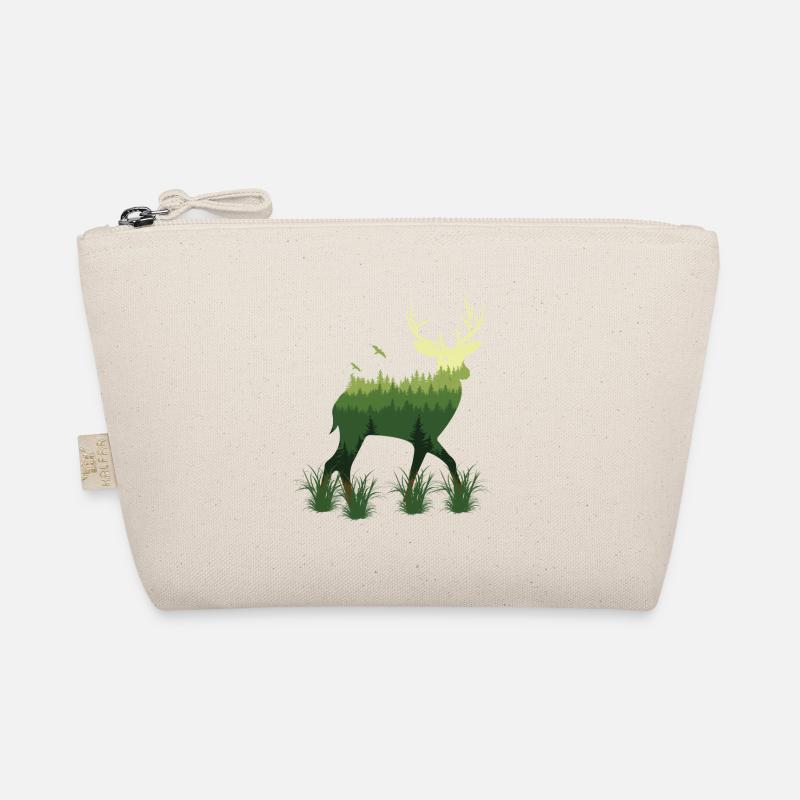 Hirsche der Natur Bio-Täschchen