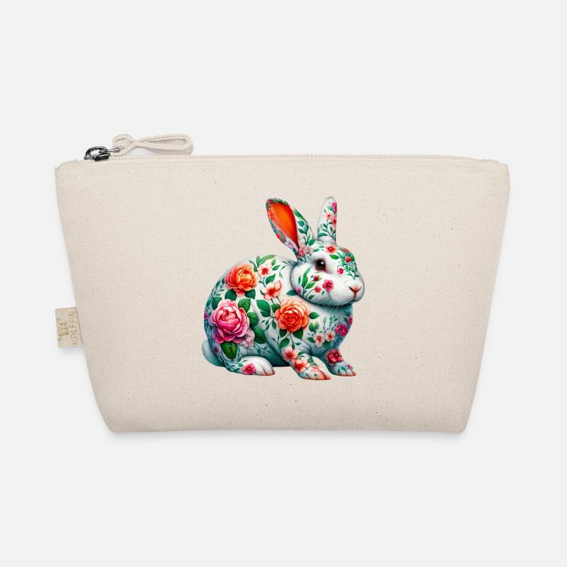 Lapin décoré de fleurs Trousse biologique
