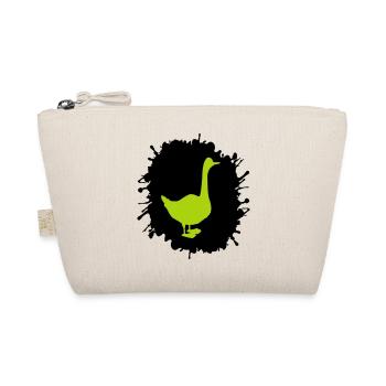 Goose Splatter - Organic Pouch - nature - Front