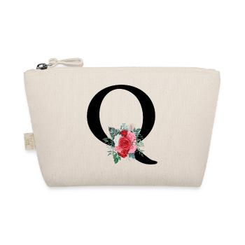Lettre q floral rouge - Trousse biologique - nature - Devant