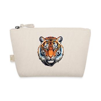Tigerkopf - Bio-Täschchen - Natur - Vorne