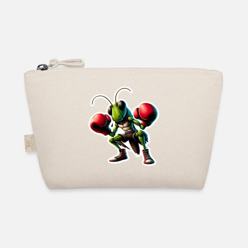 Grasshopper is looking for a boxing match - Organic Pouch - nature