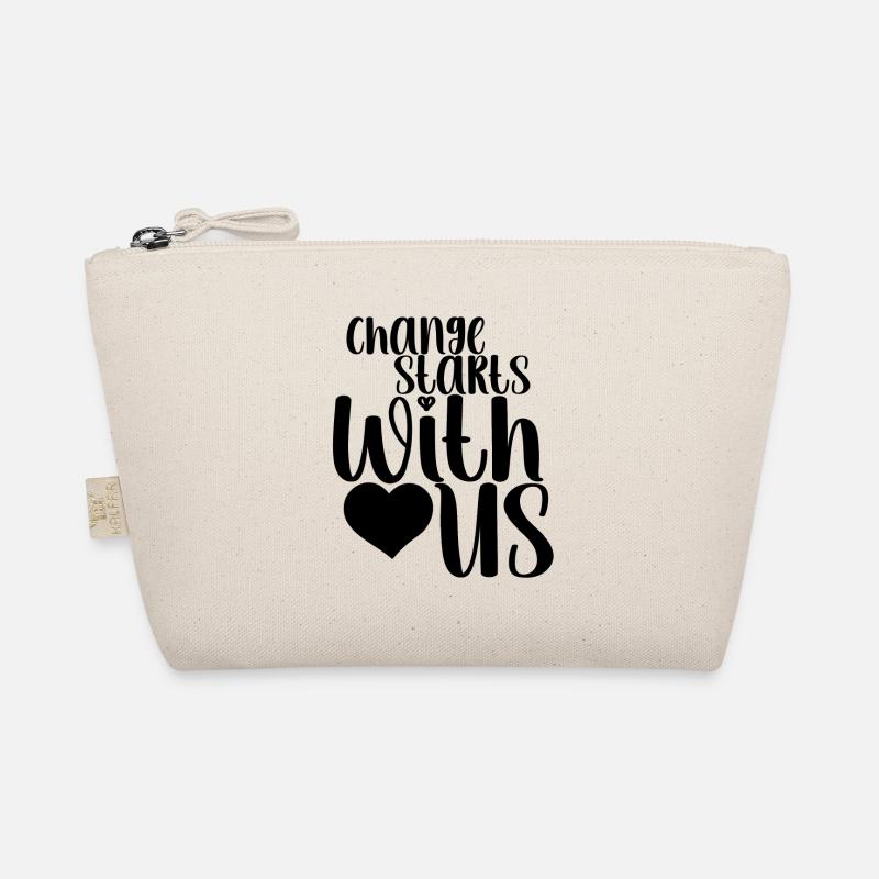 Frase - Change Starts With Us - Corazón Organic Pouch
