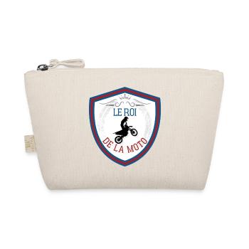 Le roi de la moto, blason écusson gagnant. - Trousse biologique - nature - Devant