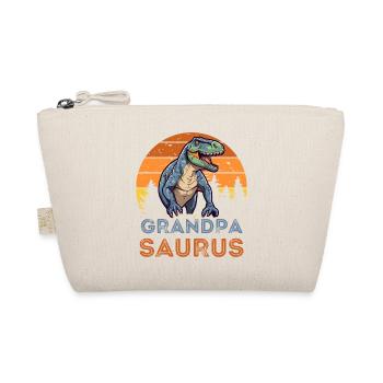 Opa Dinosaurus - Bio-Täschchen - Natur - Vorne