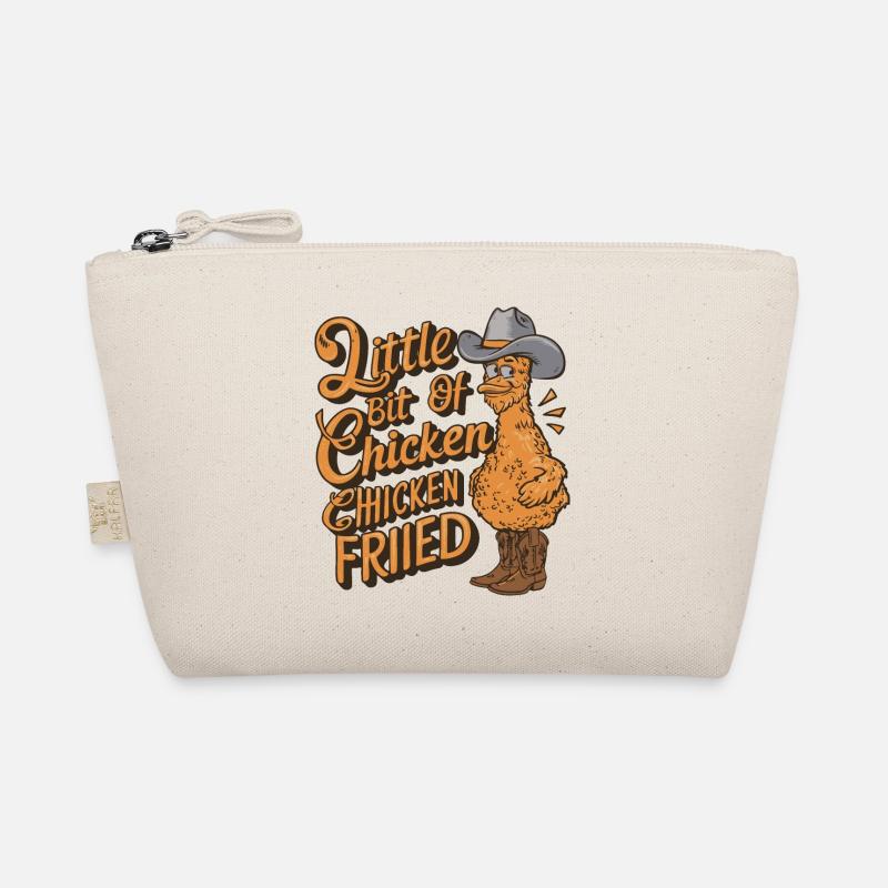 A Little Bit of Chicken Fried - Bio-Täschchen - Natur