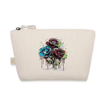 Flowers Women girl power design art female rose - Organic Pouch - nature - Front