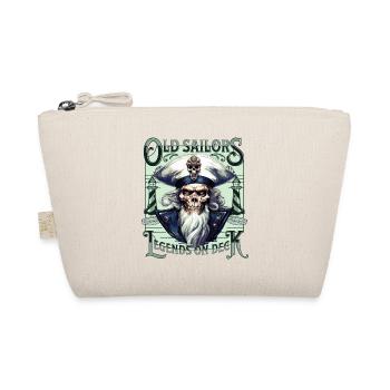 Sailor Skull Skull Captain Ahoy Ship - Organic Pouch - nature - Front