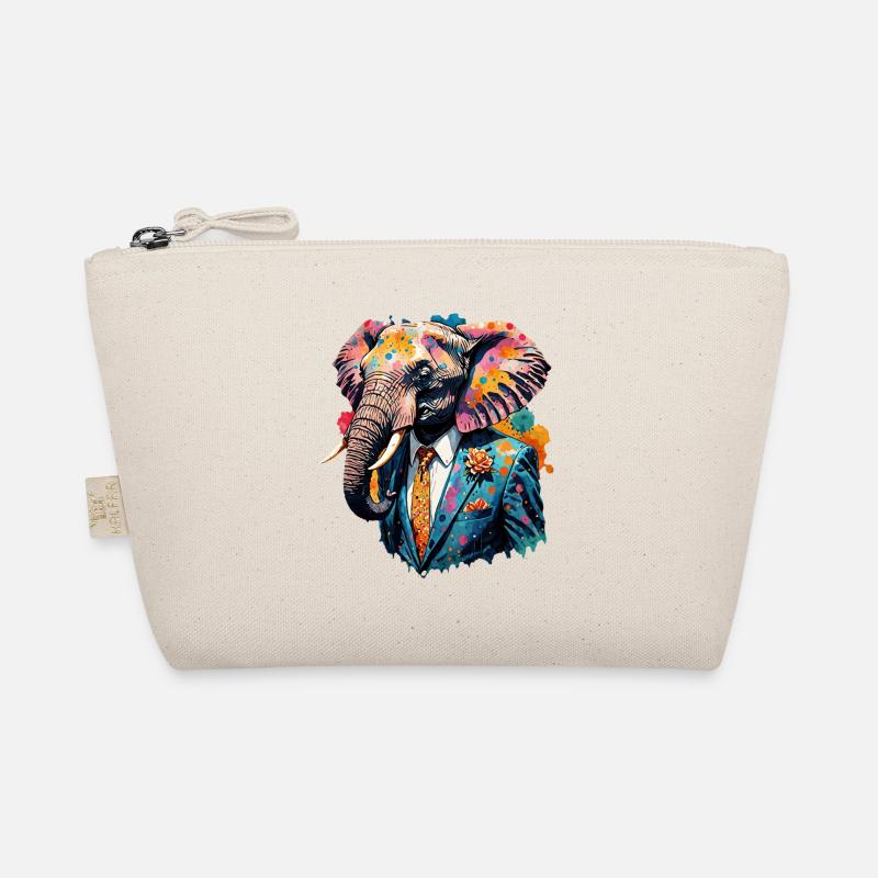 Elephant in a suit Organic Pouch