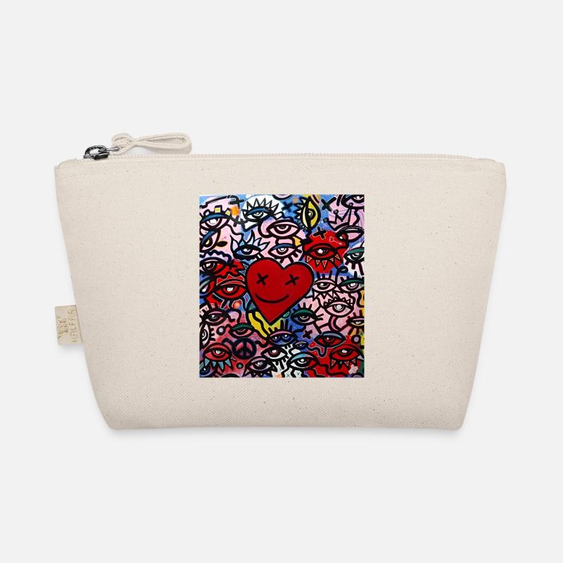 Graffiti Corazon y ojos Organic Pouch
