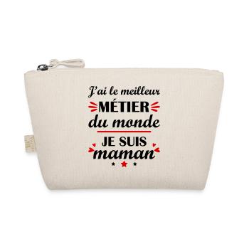 Meilleur métier du monde, cadeau fête des mères - Trousse biologique - nature - Devant