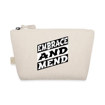 gift idea emotional support funny sayings humor - Organic Pouch - nature - Front