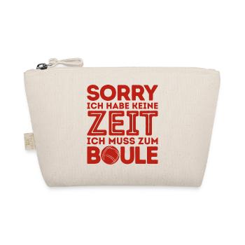 Sorry! I don't have time Bouler Petanque Balls - Organic Pouch - nature - Front