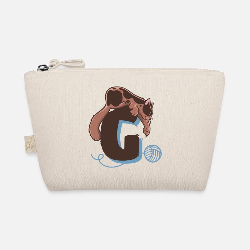 Cat Letter G Organic Pouch