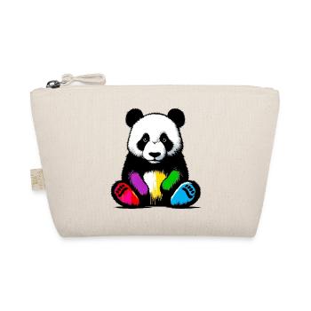 Panda - Bio-Täschchen - Natur - Vorne