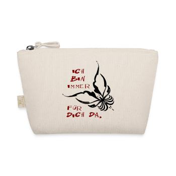 I'm always there for you, butterfly - Organic Pouch - nature - Front
