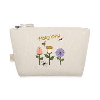 Harmonie Flowers - Bio-Täschchen - Natur - Vorne
