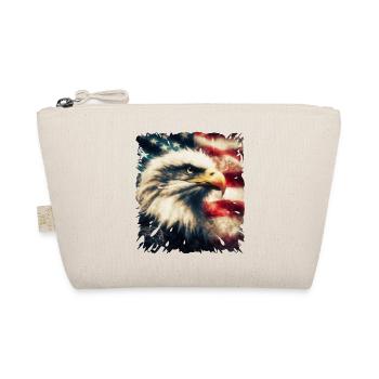 Alles Gute zum 4. Juli Patriot Geschenk USA Amerikanische Flagge - Bio-Täschchen - Natur - Vorne