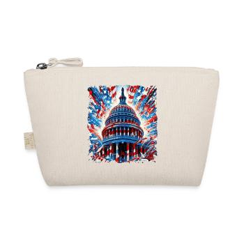 Alles Gute zum 4. Juli Patriot Geschenk USA Amerikanische Flagge - Bio-Täschchen - Natur - Vorne