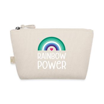 LGBT Pride Month - Rainbow Power - Organic Pouch - nature - Front