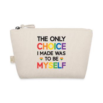 LGBT Pride Month - The Only Choice I Made Was To B - Organic Pouch - nature - Front