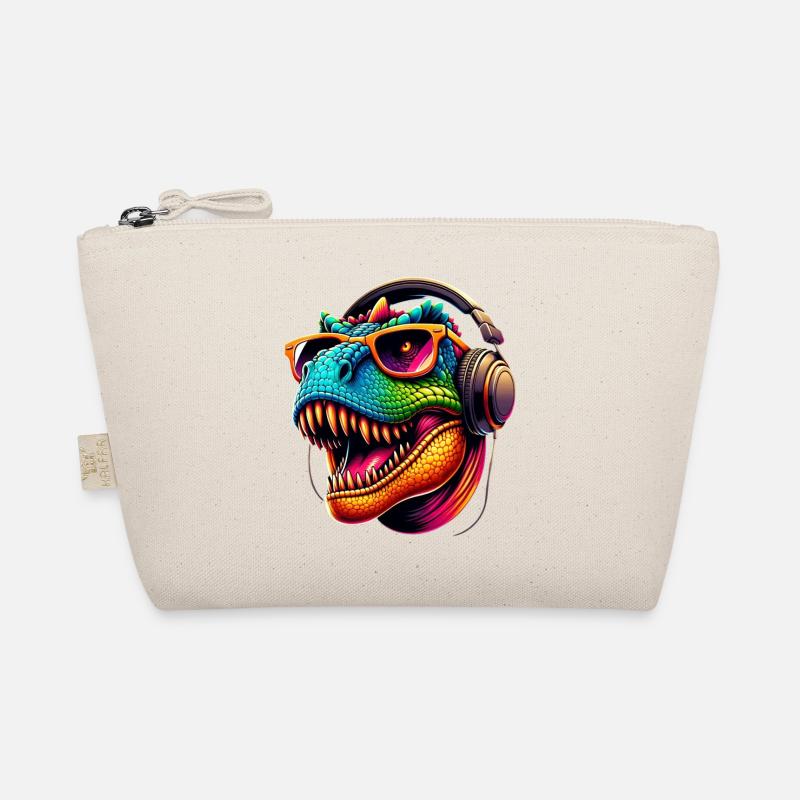 Dino DJ Style Organic Pouch