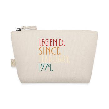 Legend since February 1974 - Minimalist - Organic Pouch - nature - Front