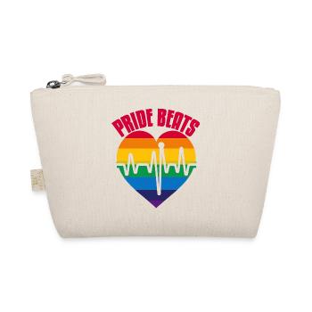 PRIDE BEATS: Celebrate Pride and Unity - Organic Pouch - nature - Front