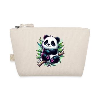 Panda - Bio-Täschchen - Natur - Vorne