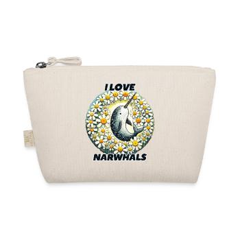 J’adore les narvals - Trousse biologique - nature - Devant