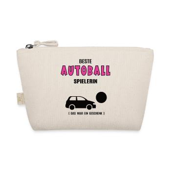 Autoball Spielerin Beste Autoballerin Geburtstag - Bio-Täschchen - Natur - Vorne